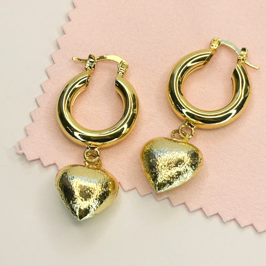 Rosemary Gold Hoop Earrings