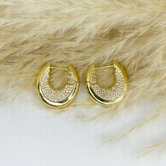 Zuri Shiny Stud Earrings