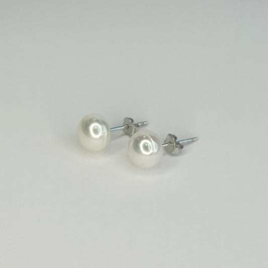 Davina Silver Stud Earrings