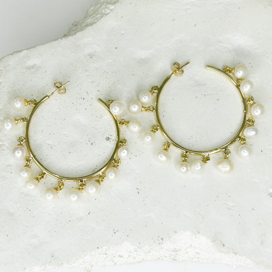 Anastasia Pearl Stud Earrings