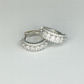 Oprah Silver Hoop Earrings