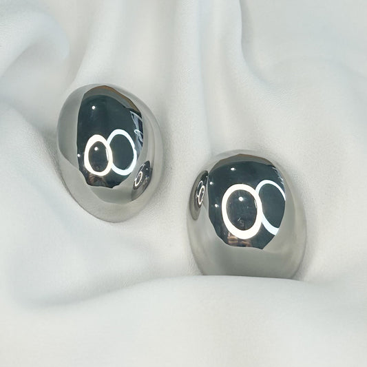 Talitha Silver Stud Earrings