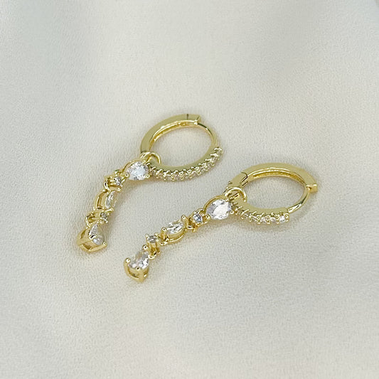 Coraline Shiny Huggies 2n1 Earrings
