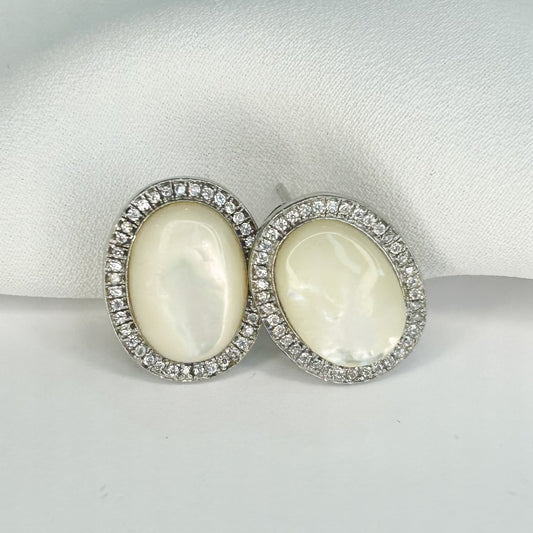 Noa Silver Stud Earrings