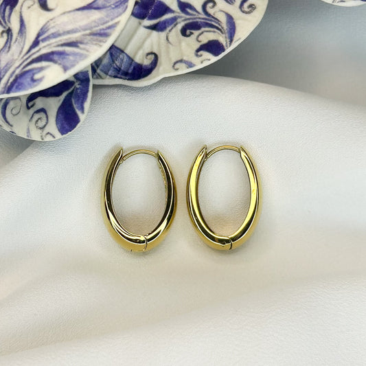 Clementine Gold Hoops