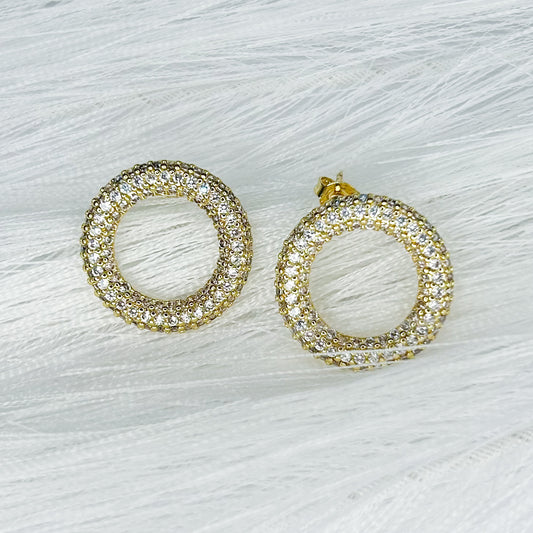 Ailisa Shiny Stud Earrings
