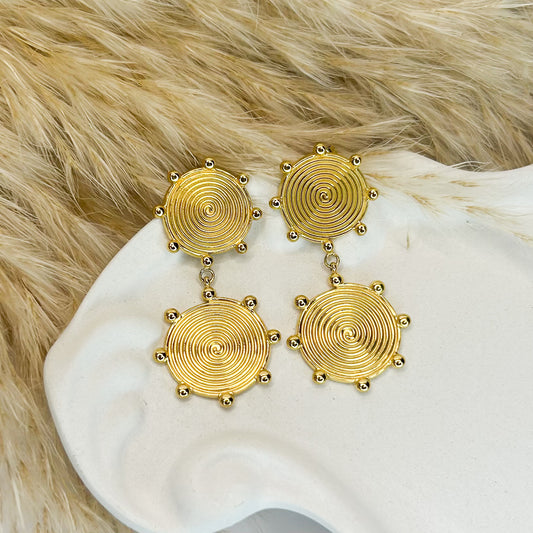 Cosima Gold Stud Earrings