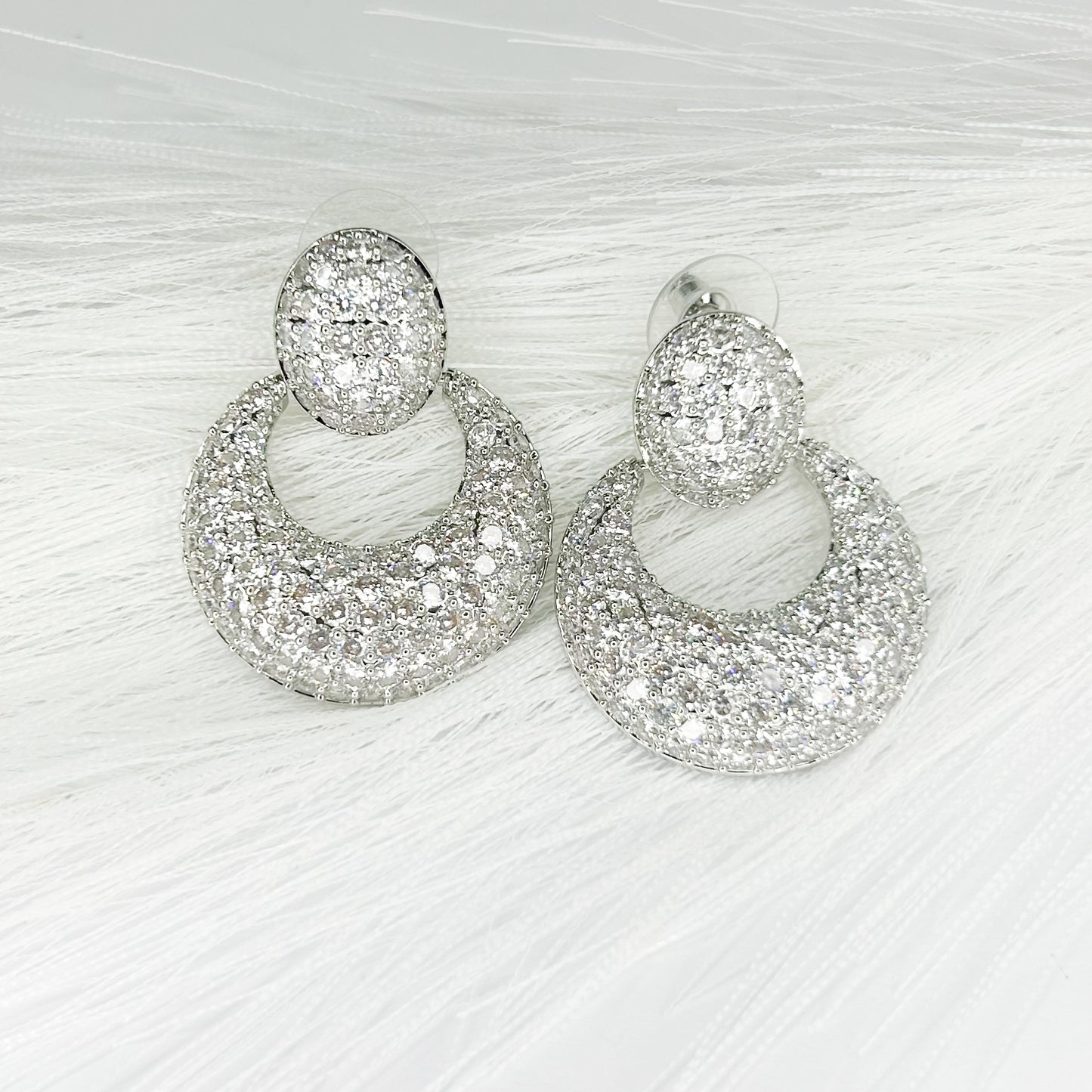 Eleanor Silver Stud Earrings
