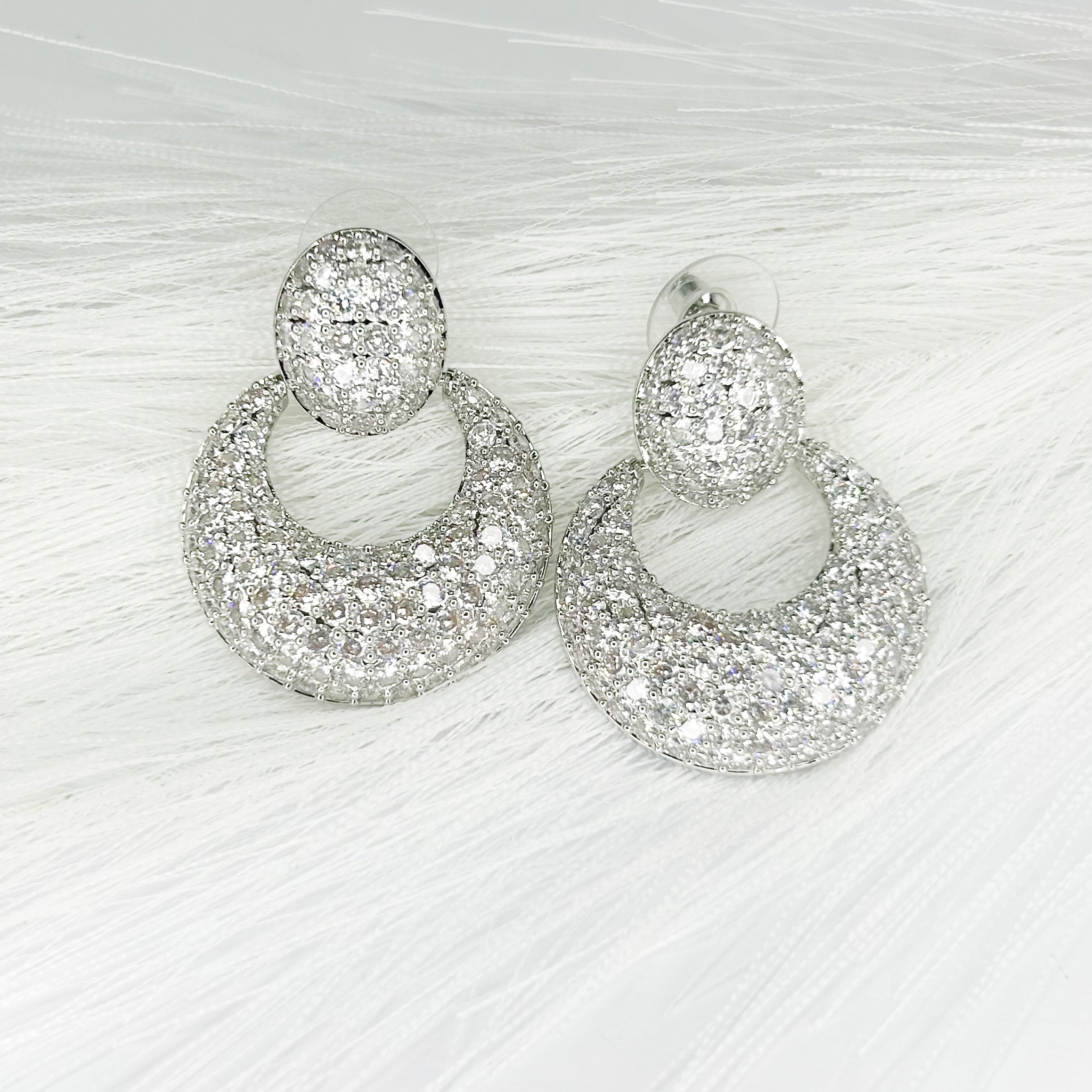 Eleanor Silver Stud Earrings