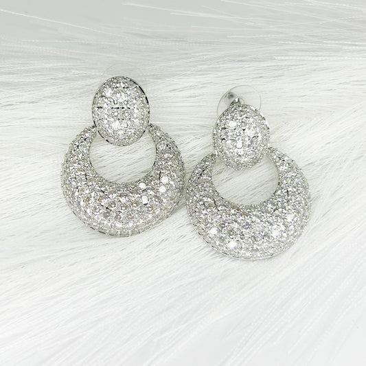 Eleanor Silver Stud Earrings