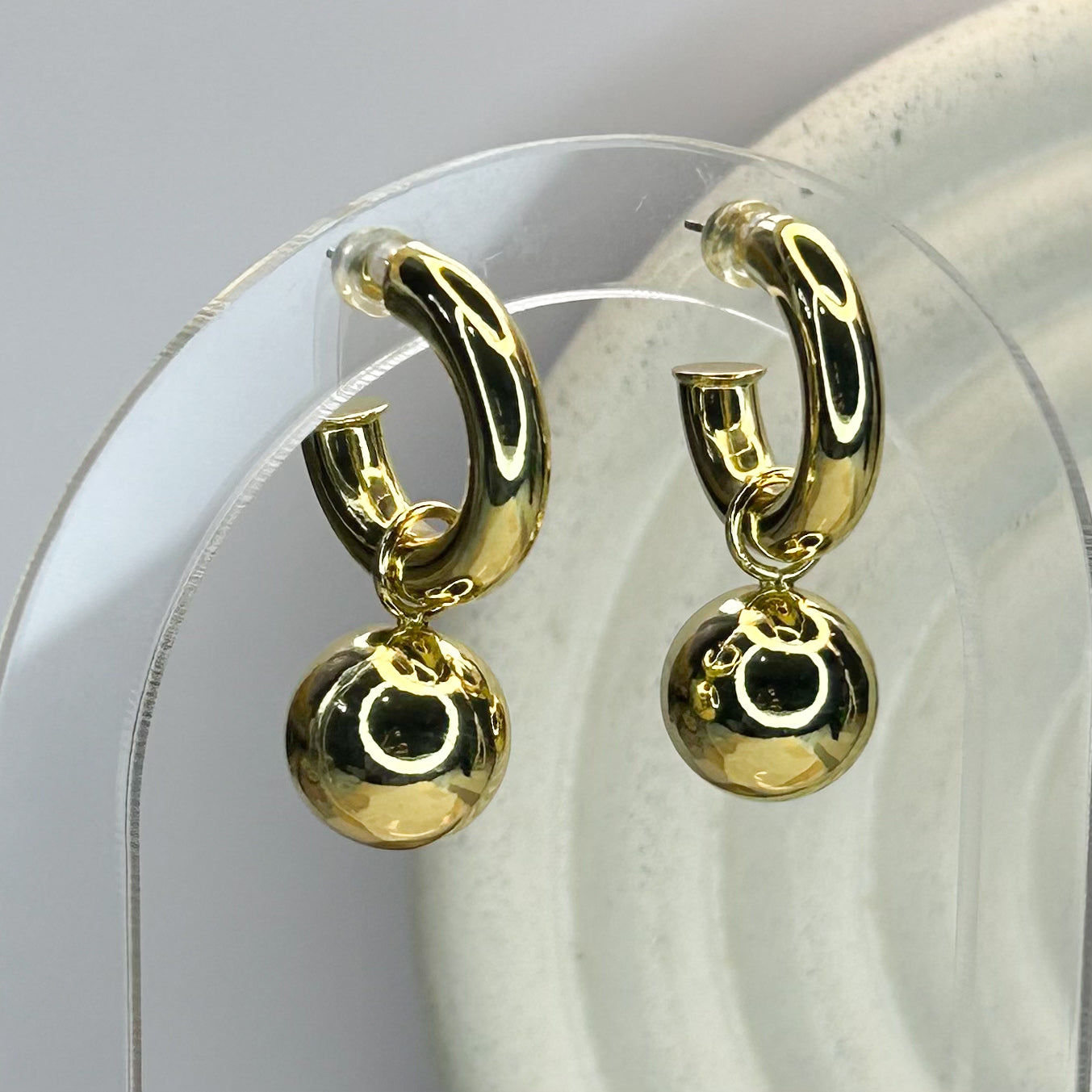 Harper Gold Stud Earrings