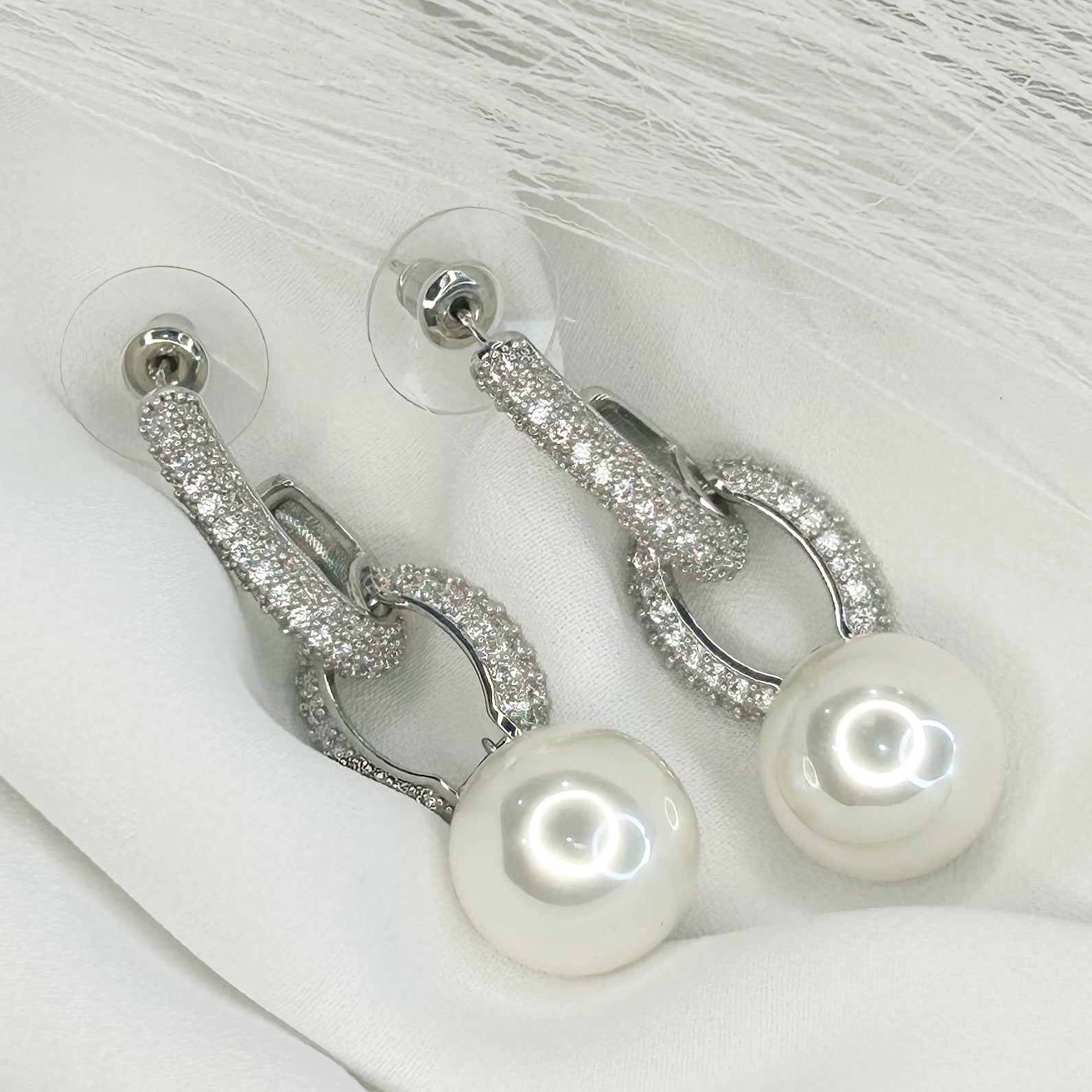 Devora Silver Stud Earrings