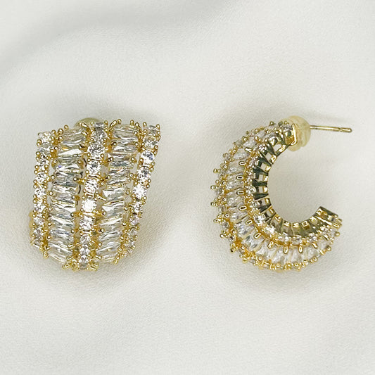 Princess Shiny Stud Earrings