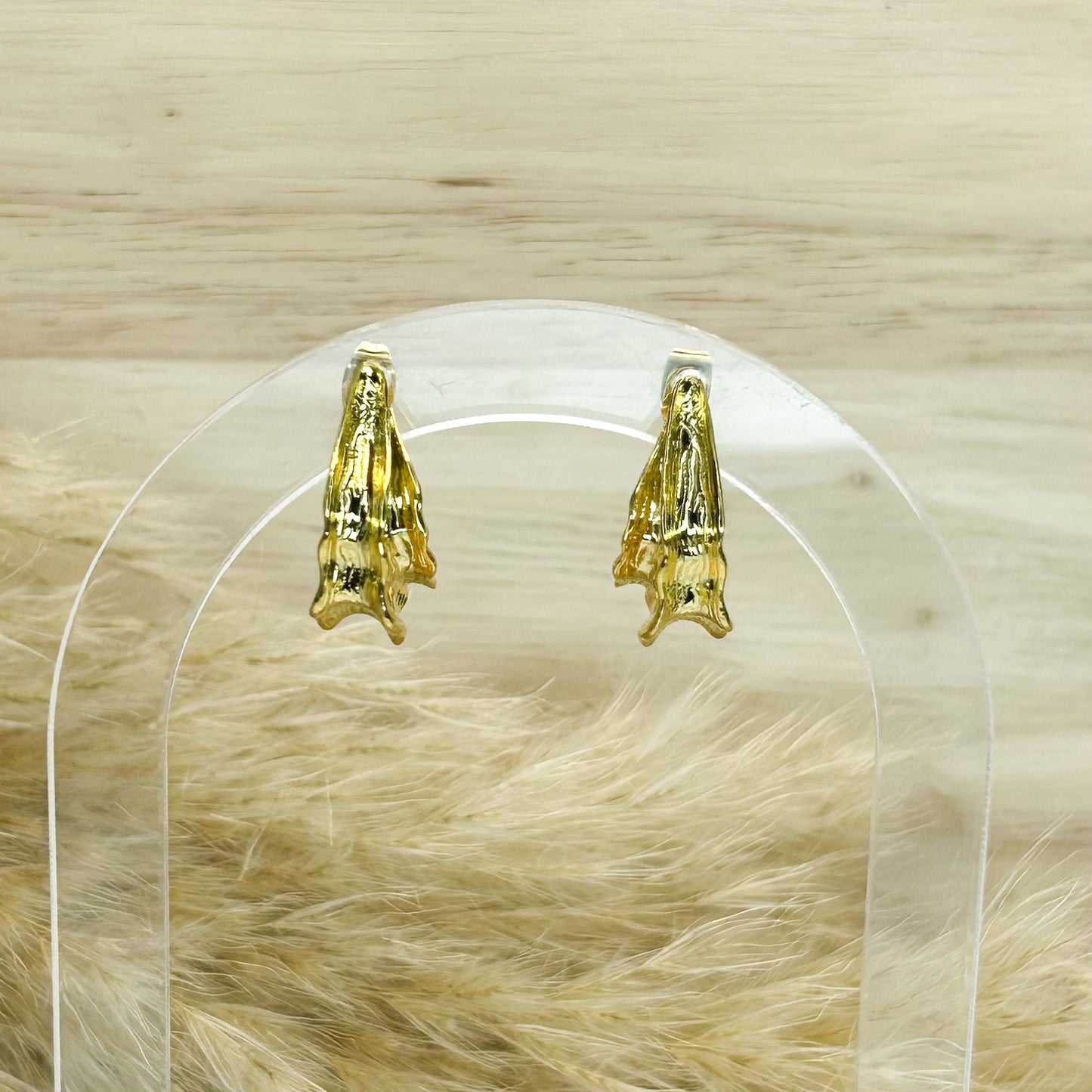 Andra Gold Stud Earrings