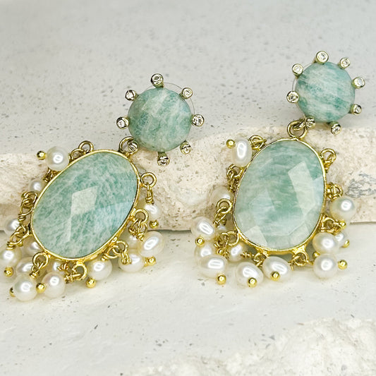 Ambrose Pearl Stud Earrings