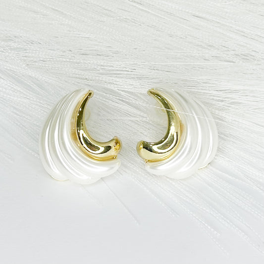 Margaux Pearl Stud Earrings