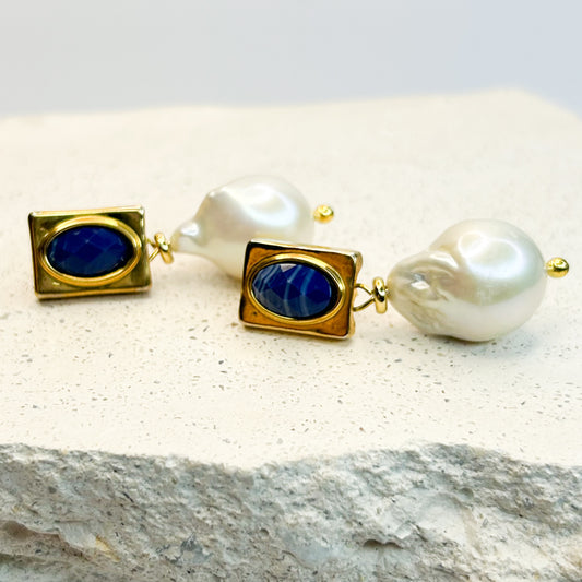 Clara Pearl Stud Earrings