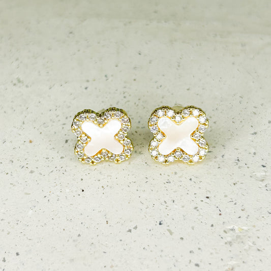 Yara Shiny Stud Earrings