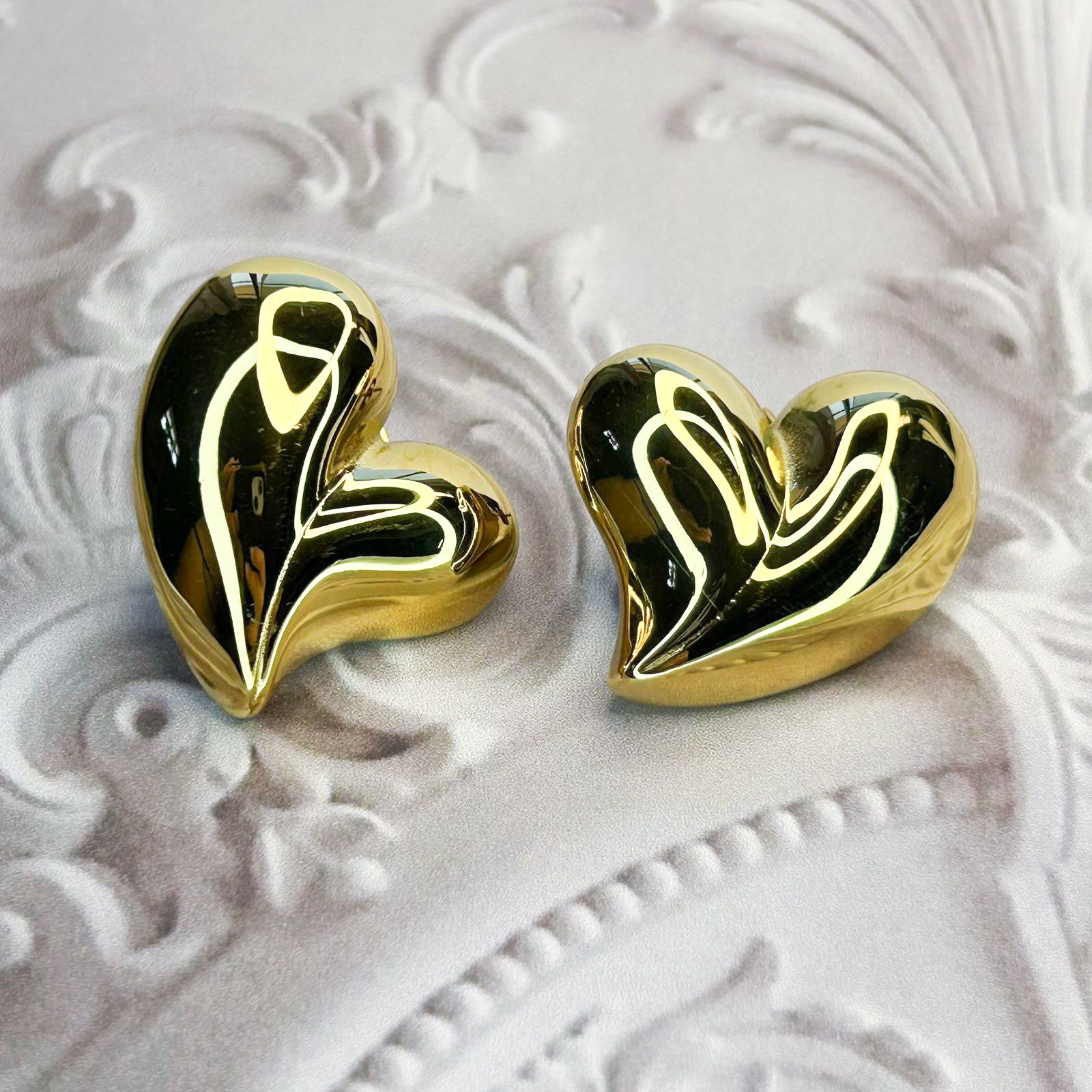Alora Gold Stud Earrings