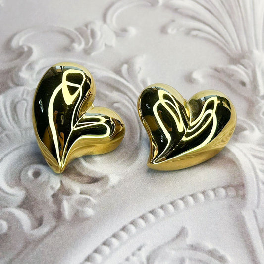 Alora Gold Stud Earrings