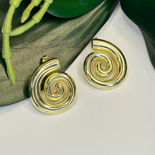 Arielle Gold Stud Earrings