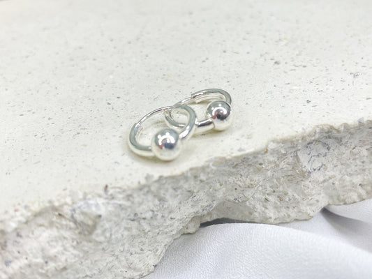 Rema Silver Hoop Earrings