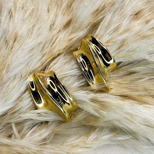 Tobi Gold Stud Earrings