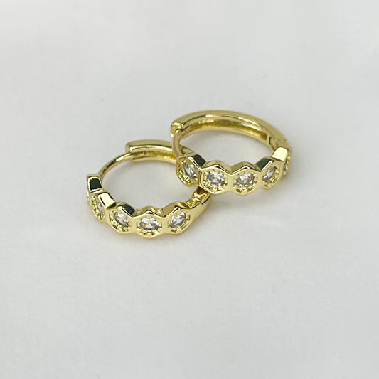 Lou Shiny Hoop Earrings