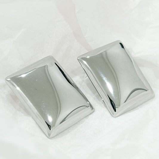 Juno Silver Stud Earrings
