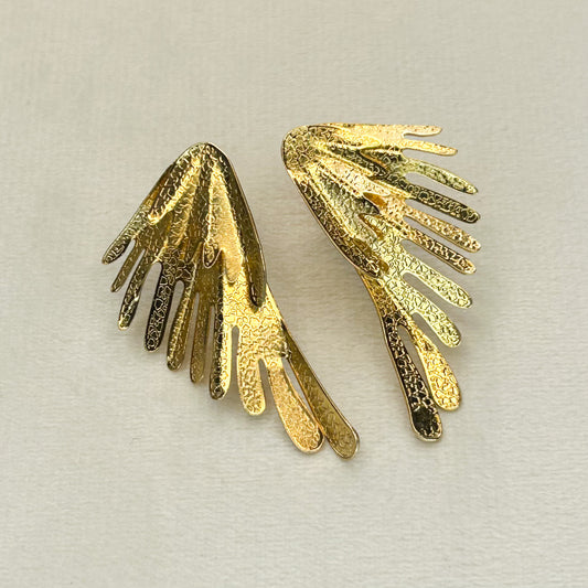 Kindra Gold Stud Earrings