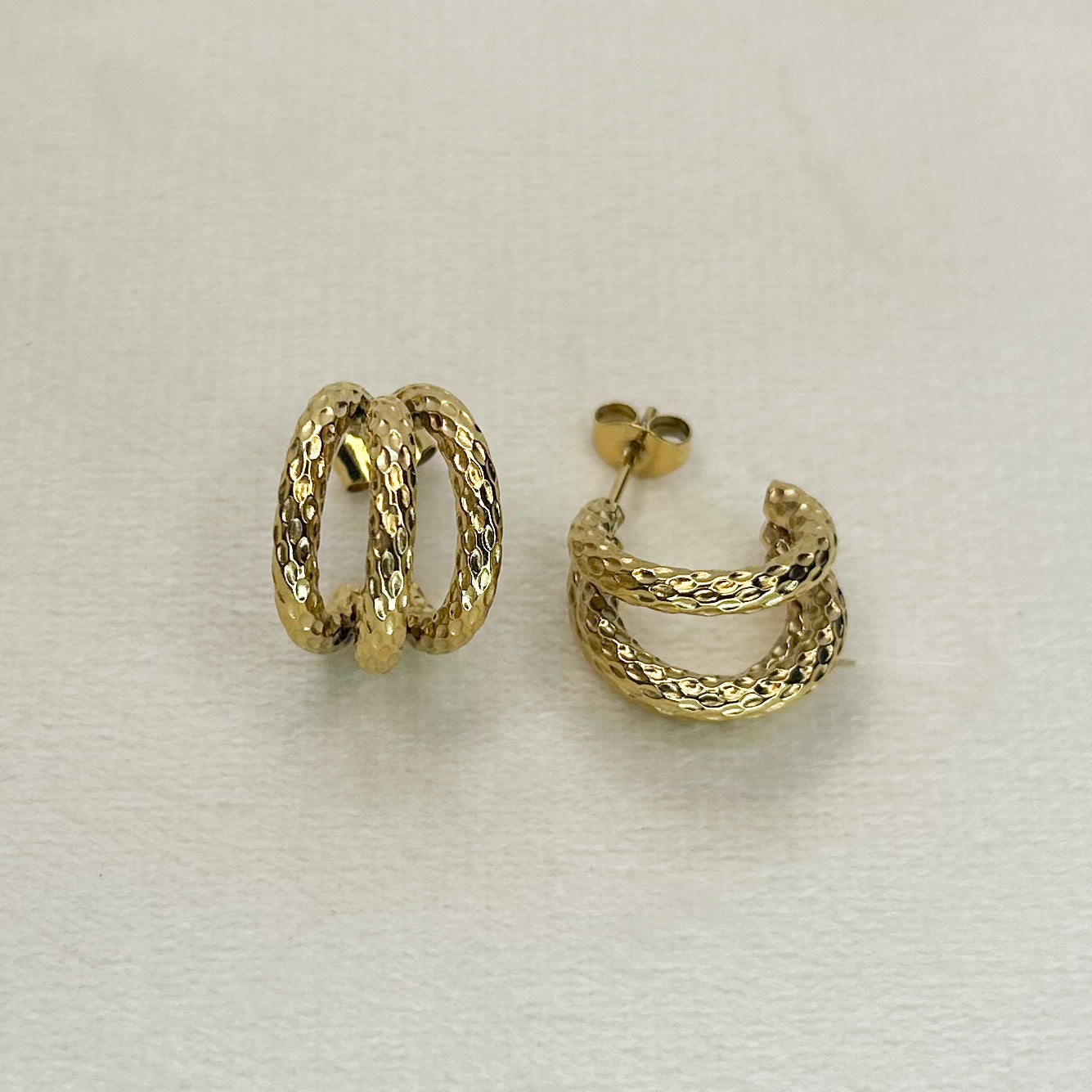Izara Gold Stud Earrings