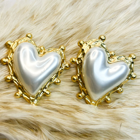 Juniper Pearl Stud Earrings