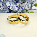 Maggie Gold Hoop Earrings