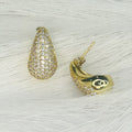 Sloane Shiny Drop Stud Earrings