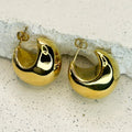 Elora Gold Stud Earrings