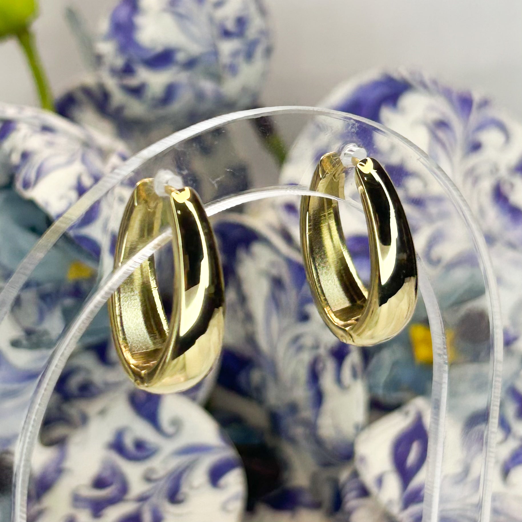 Clementine Gold Hoops