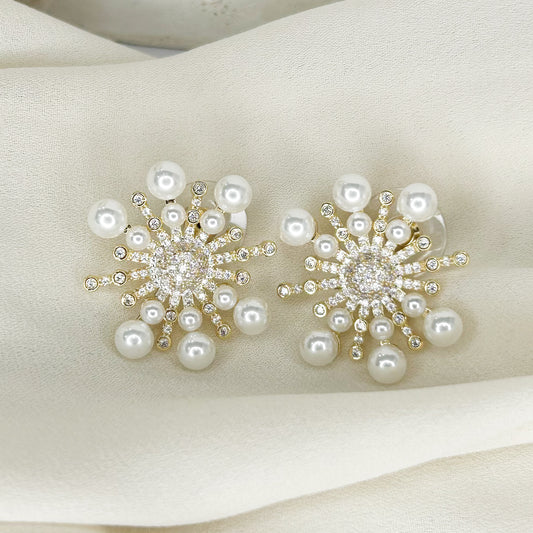 Stella Pearl Stud Earrings