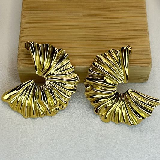 Inara Gold Stud Earrings
