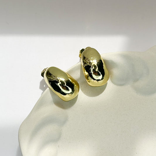 Shivani Gold Stud Earrings