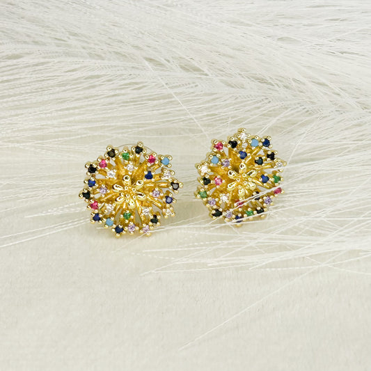 Riley Shiny Stud Earrings
