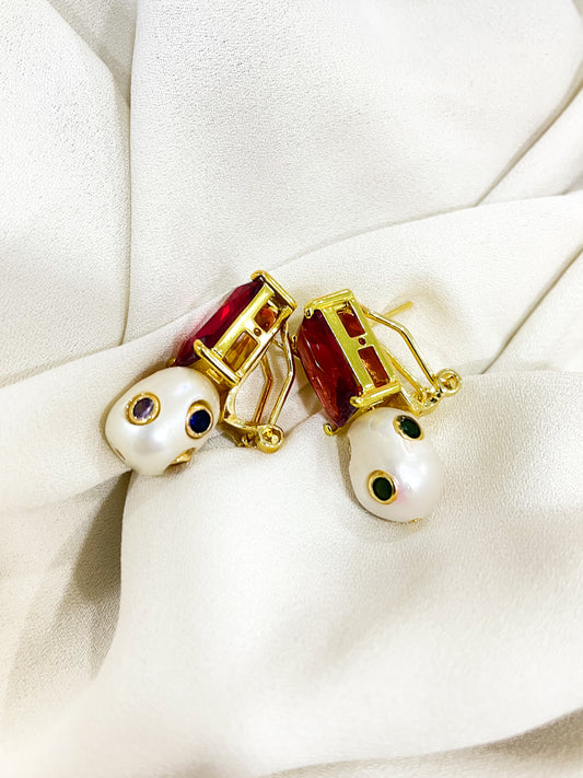 Bruno Gold Stud Earrings
