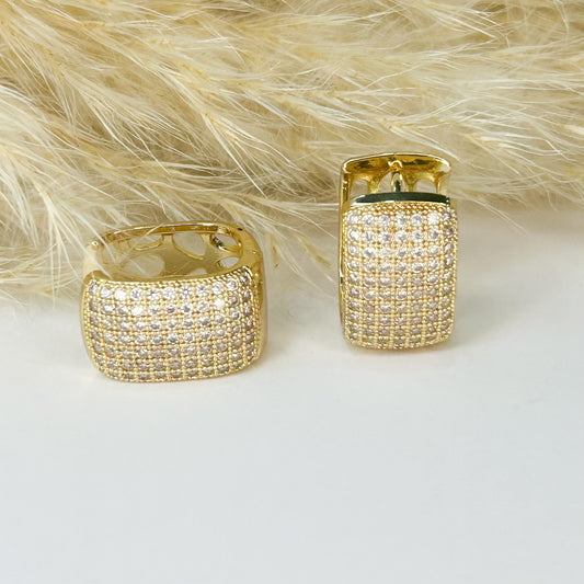 Maya Shiny Hoop Earrings