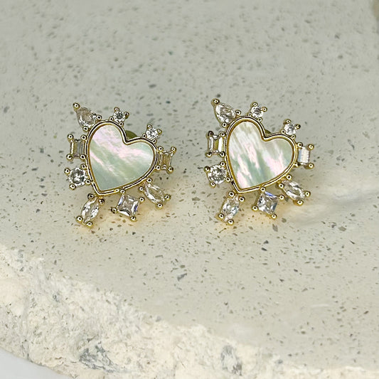Arielle Shiny Stud Earrings