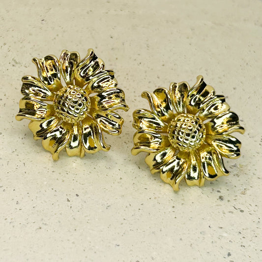 Adina Gold Stud Earrings