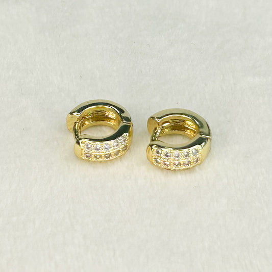 Mimi Shiny Huggie Earrings