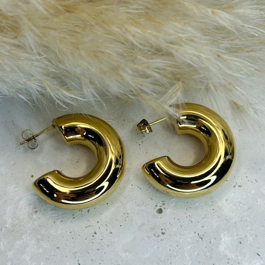 Eloise Gold Stud Earrings