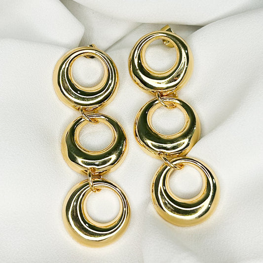 Marlene Gold Stud Earrings