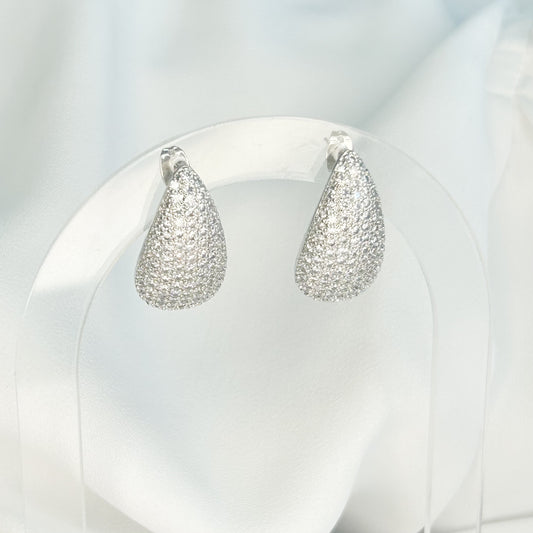 Dion Silver Stud Earrings