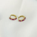 Narella Shiny Huggie Earrings