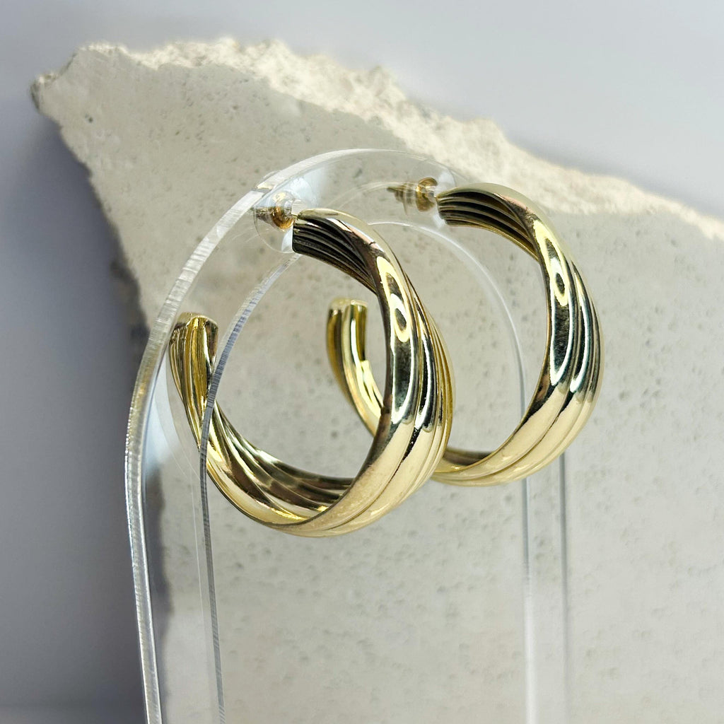 Rosie Gold Stud Earrings